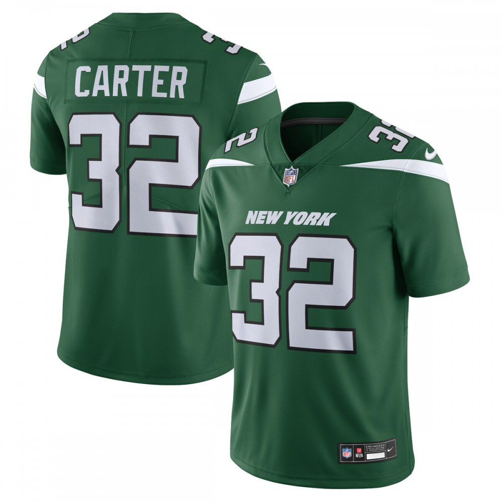 Michael Carter New York Jets Nike Vapor F.U.S.E. Limited Jersey - Green-GridironStore